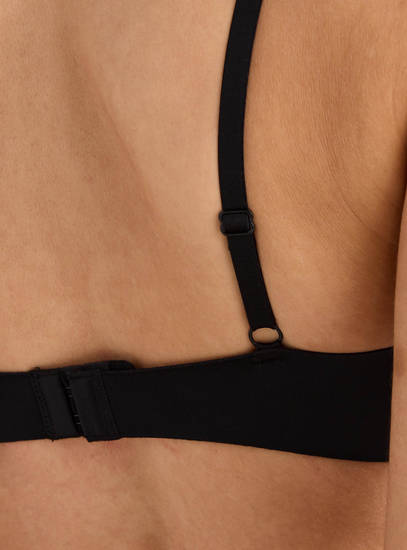 Laser Cut Bra BLACK