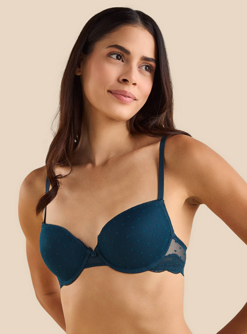 Lace Wired Demi Bra