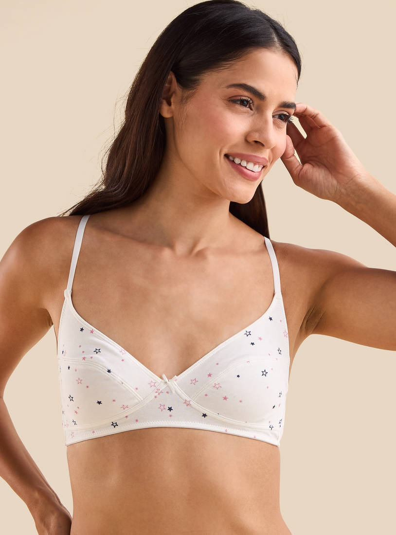 Pack of 2 - Assorted Non-Padded Non-Wired Bra