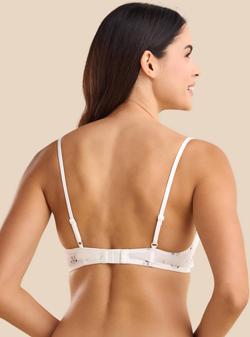 Pack of 2 - Assorted Padded Non-Wired A-frame Bra