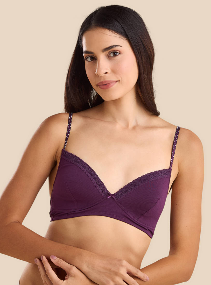 Pack of 2 - Assorted Padded Non-Wired A-frame Bra