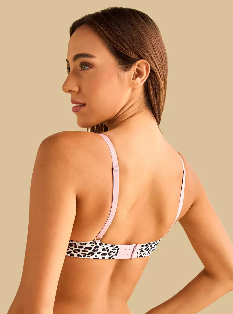 Pack of 2 - Animal Print Bra Set