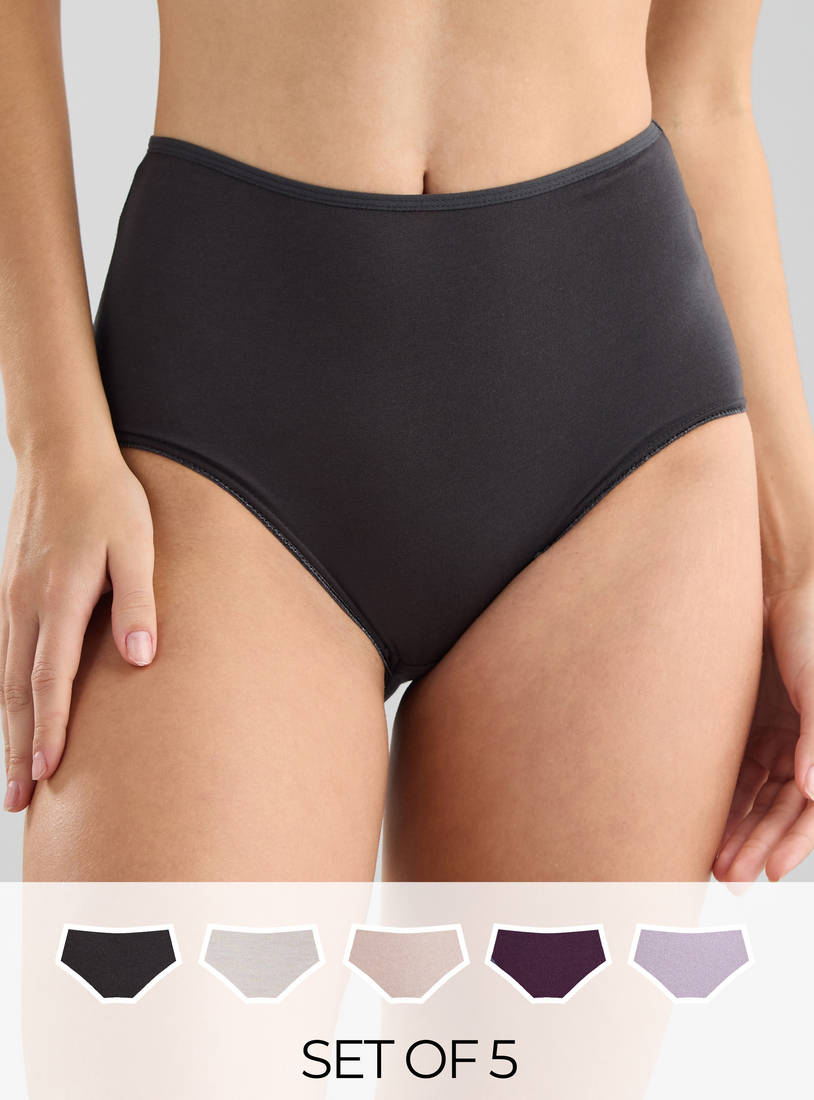 Pack of 5 - Plain Full Briefs