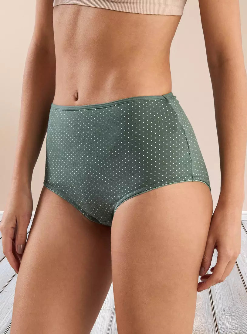 Pack of 5 - Assorted Full Briefs Cotton