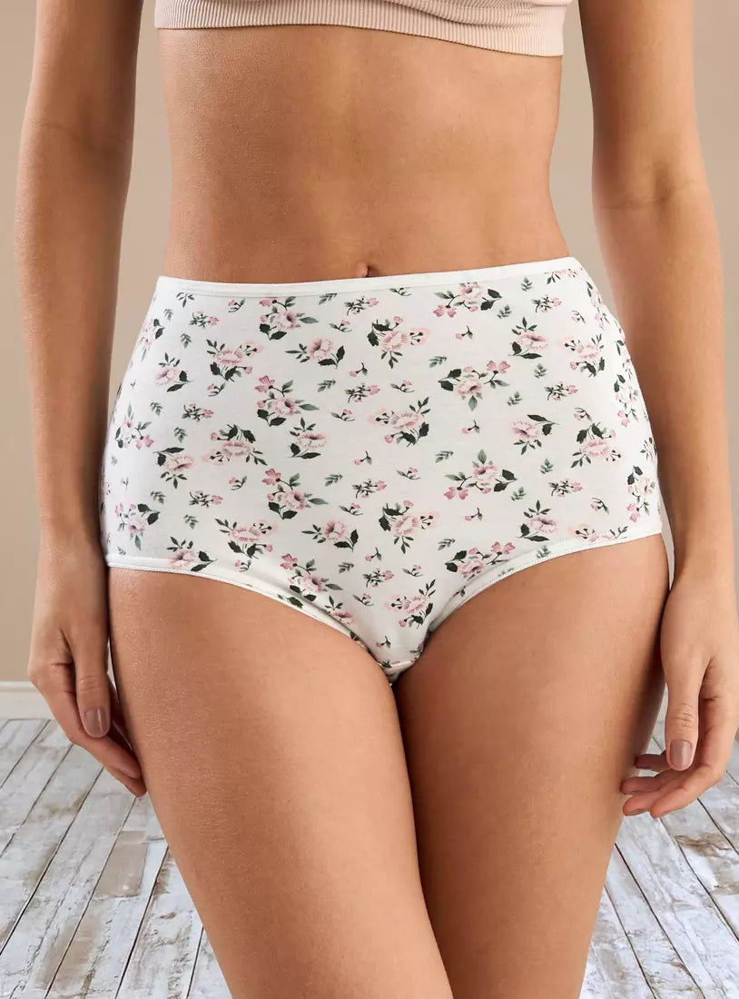 Pack of 5 - Assorted Full Briefs Cotton