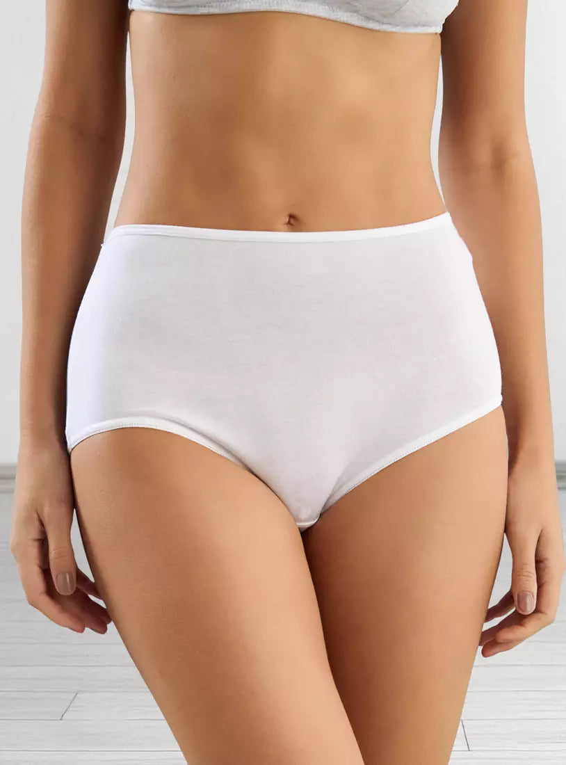 Pack of 5 -MAXFASHION  Assorted Full Briefs Cotton