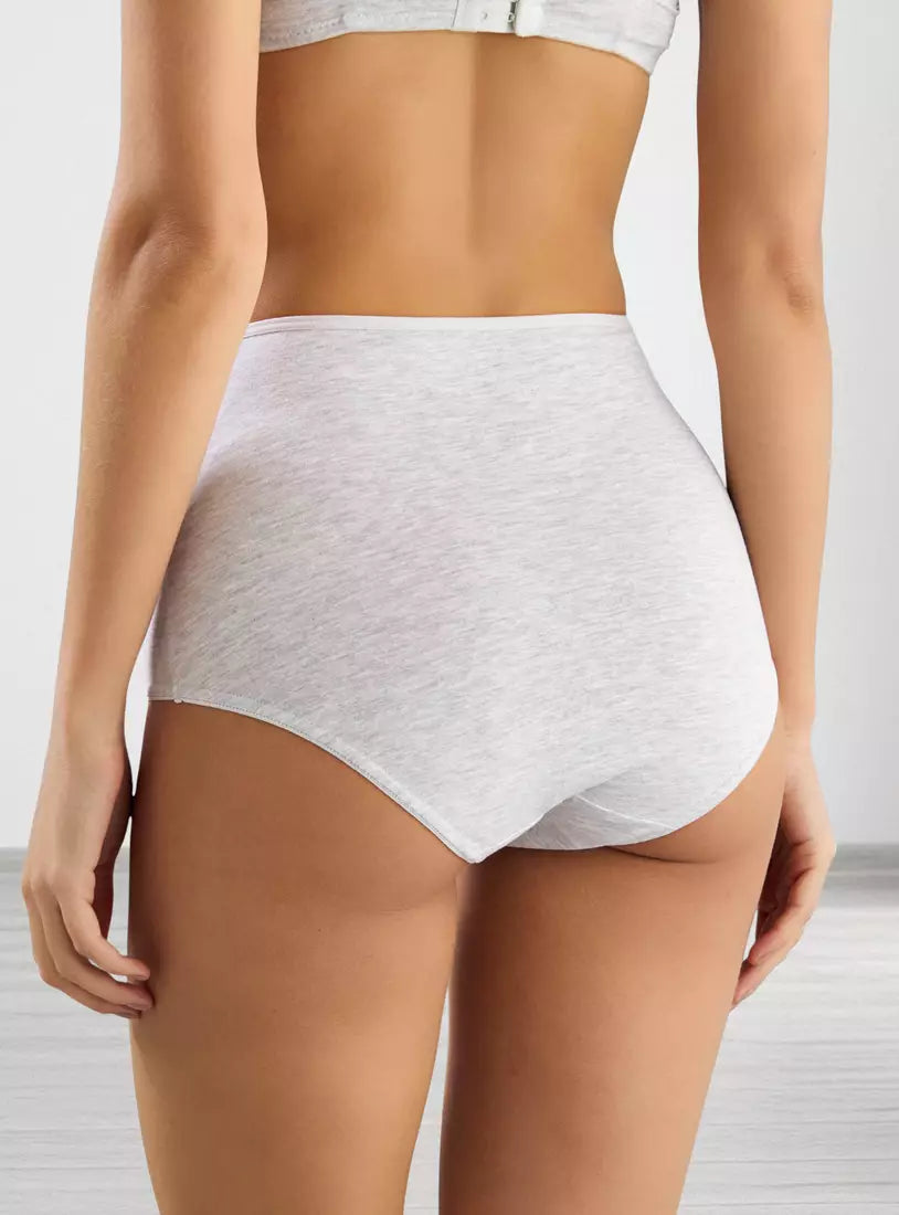 Pack of 5 -MAXFASHION  Assorted Full Briefs Cotton