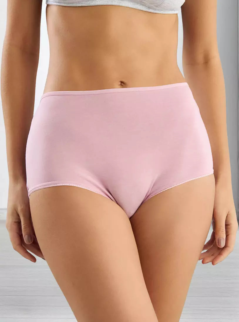 Pack of 5 -MAXFASHION  Assorted Full Briefs Cotton