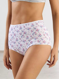 Pack of 5 -MAXFASHION  Assorted Full Briefs Cotton