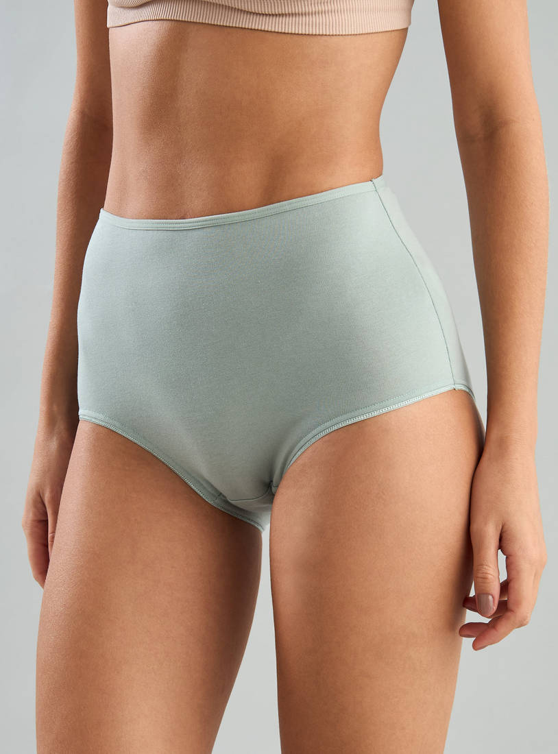 Pack of 5 - Assorted Cotton Full Briefs Maxfashion