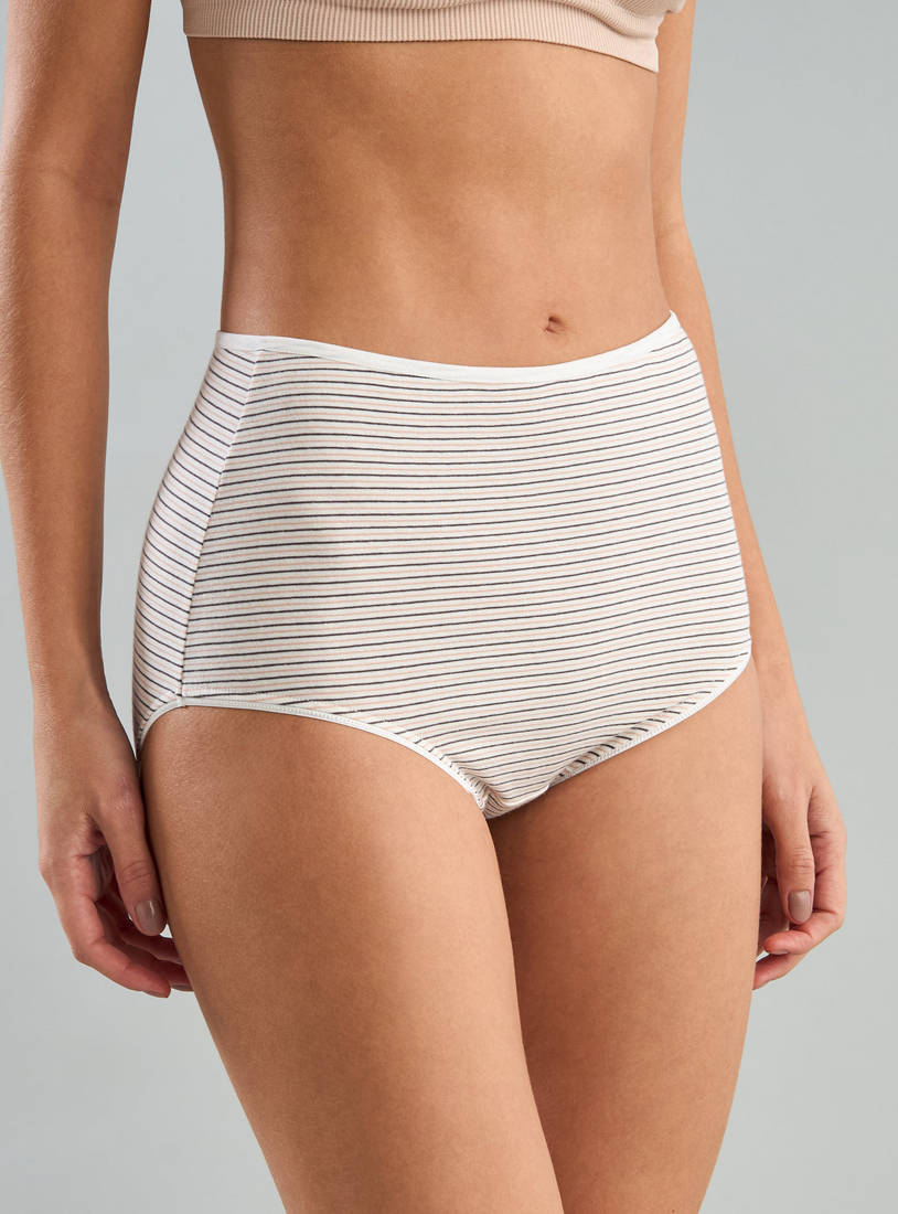 Pack of 5 - Assorted Cotton Full Briefs Maxfashion