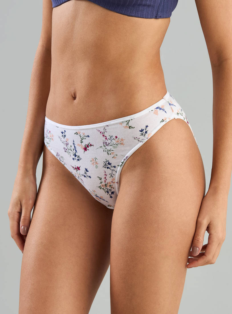 Pack of 5 - Assorted High Leg Briefs