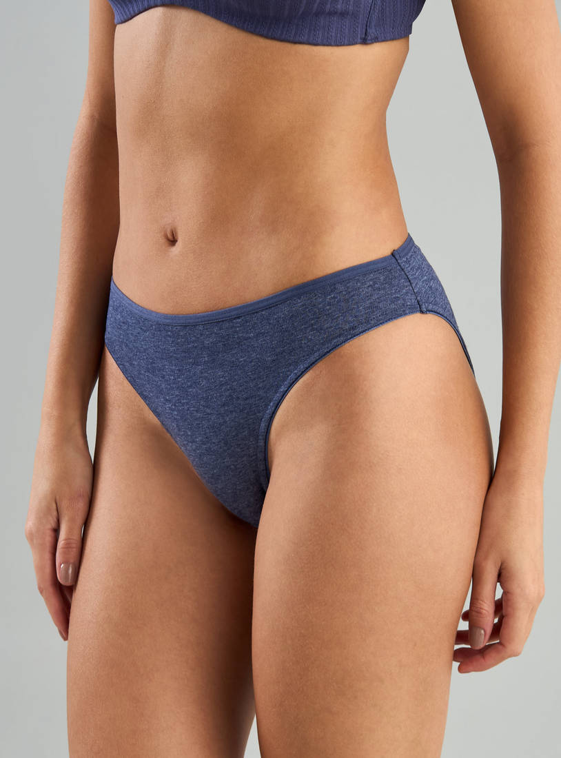 Pack of 5 - Assorted High Leg Briefs