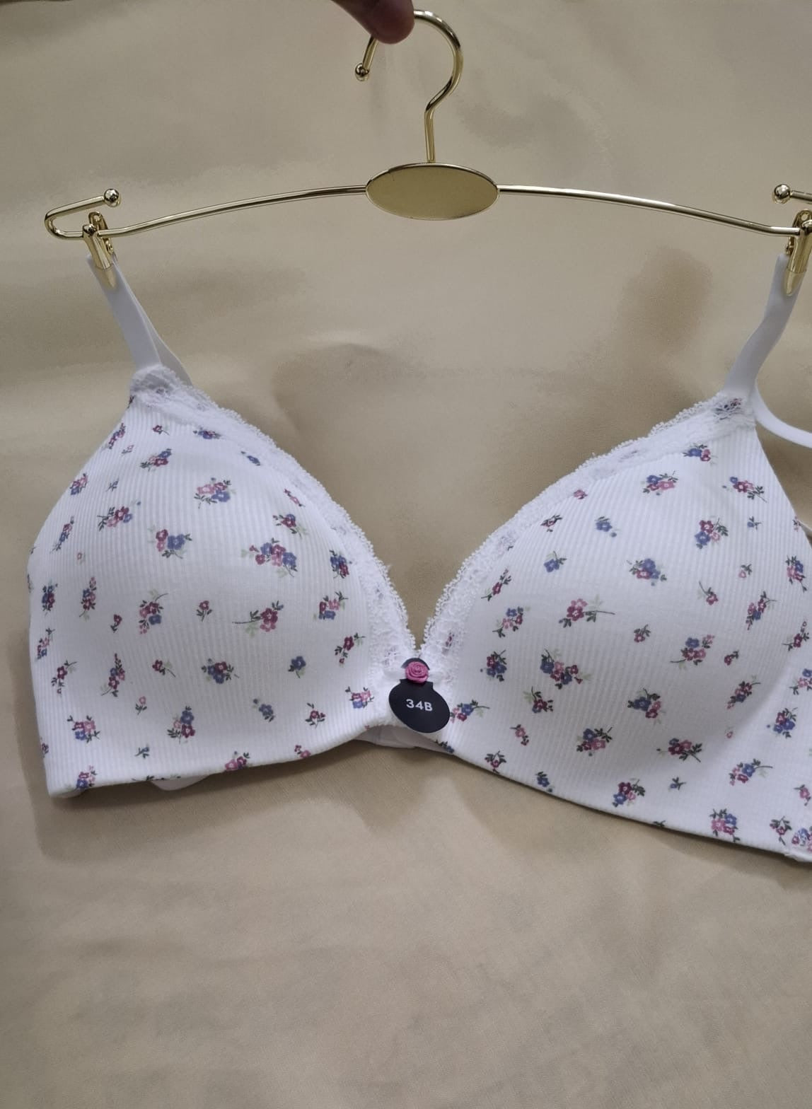 Mesh Light Pad Bra Panty Set