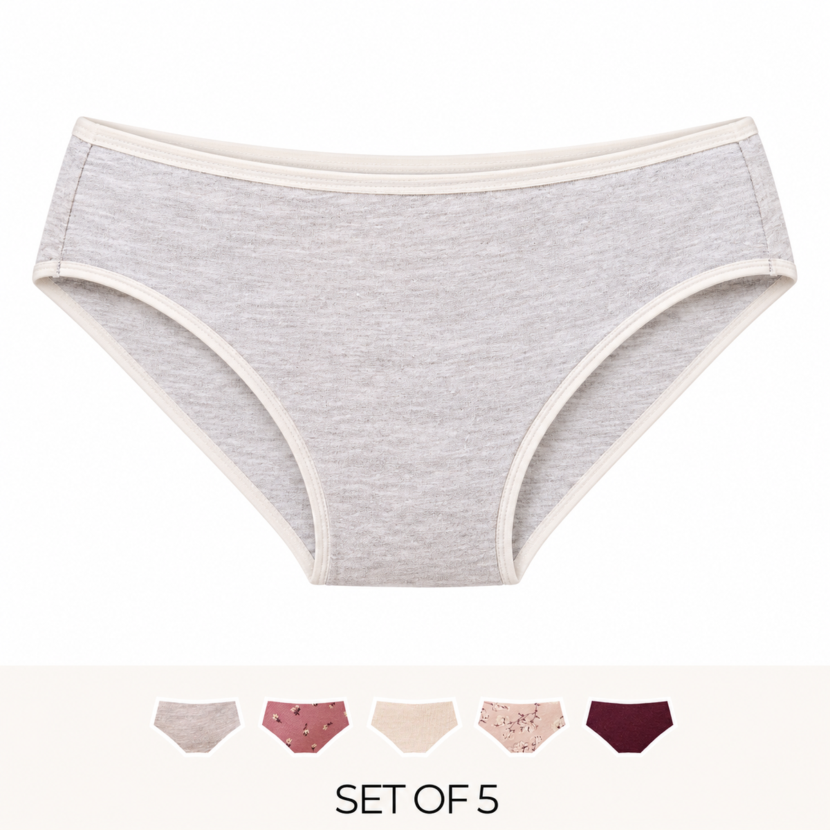 Pack of 5 - Assorted Bikini Briefs