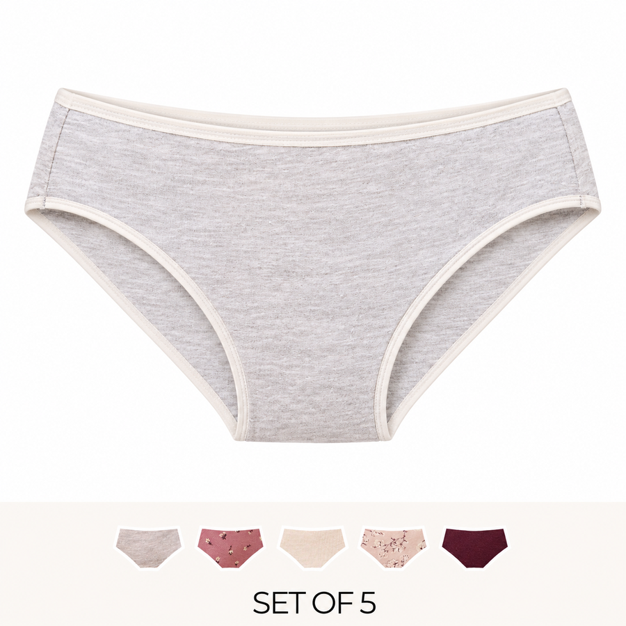 Pack of 5 - Assorted Bikini Briefs