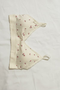 Floral Print Non-Wired Bra