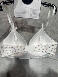 Floral Print Padded Non-Wired Bra
