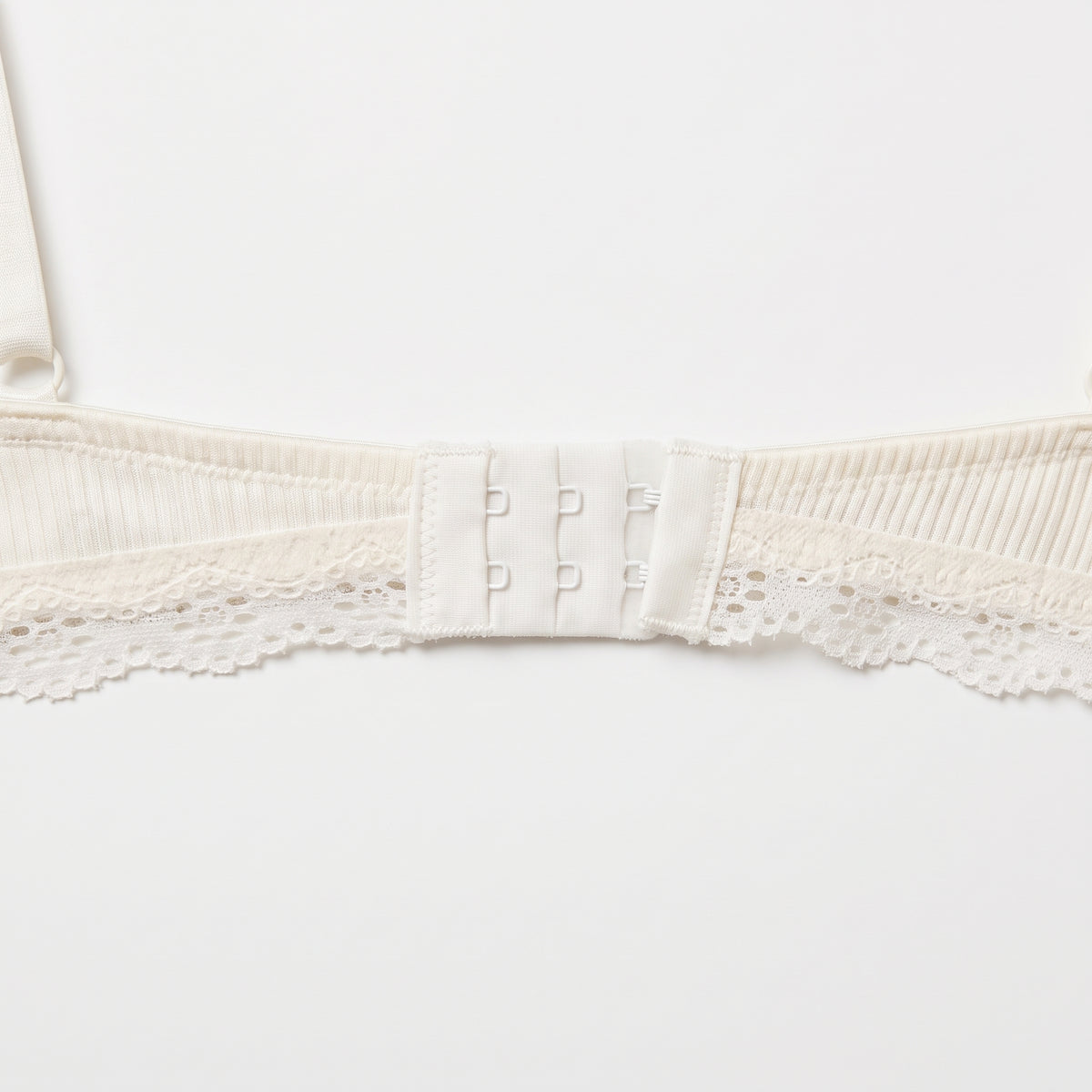 Lace Insert Push-Up Demi Bra