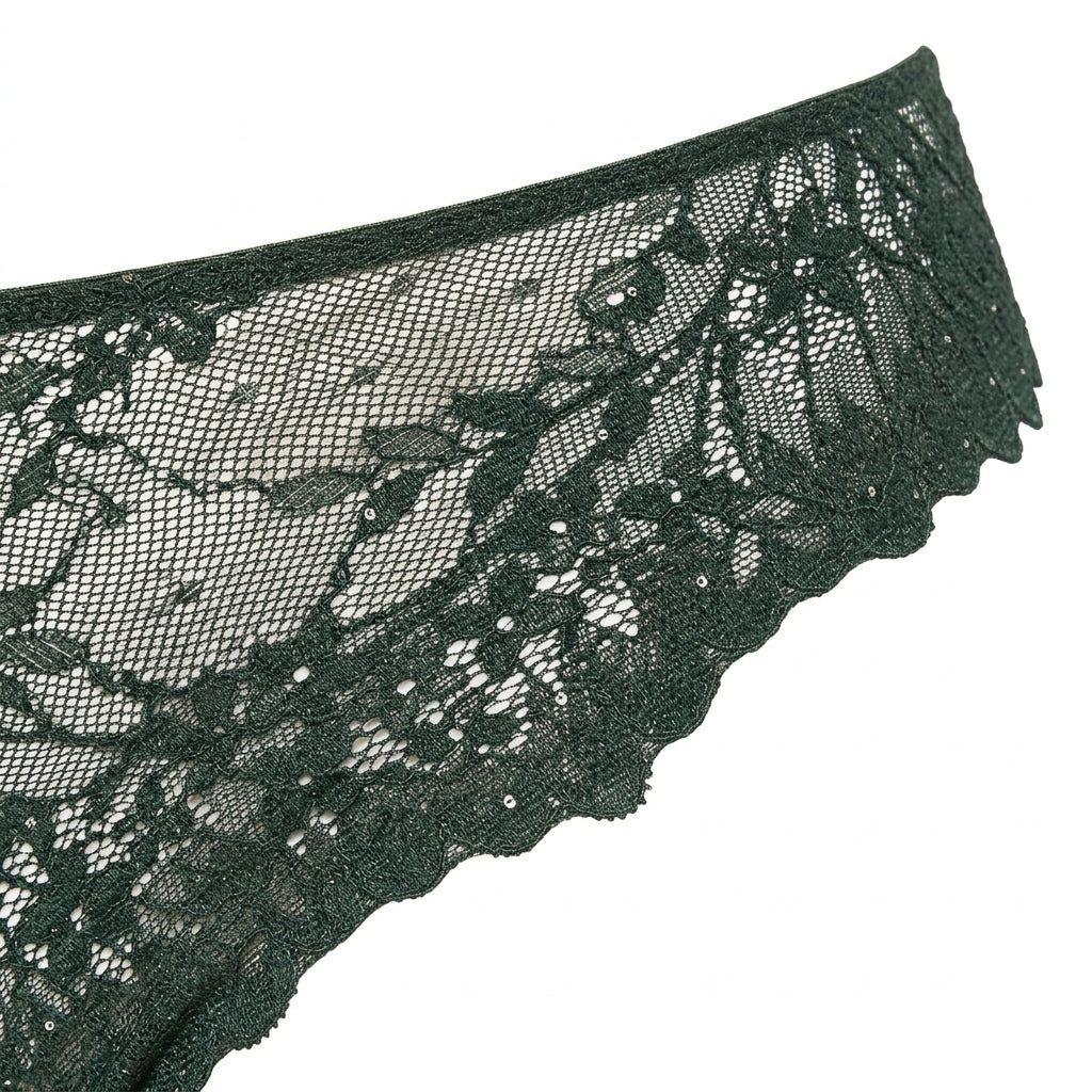 Floral Lace Brazilian Briefs