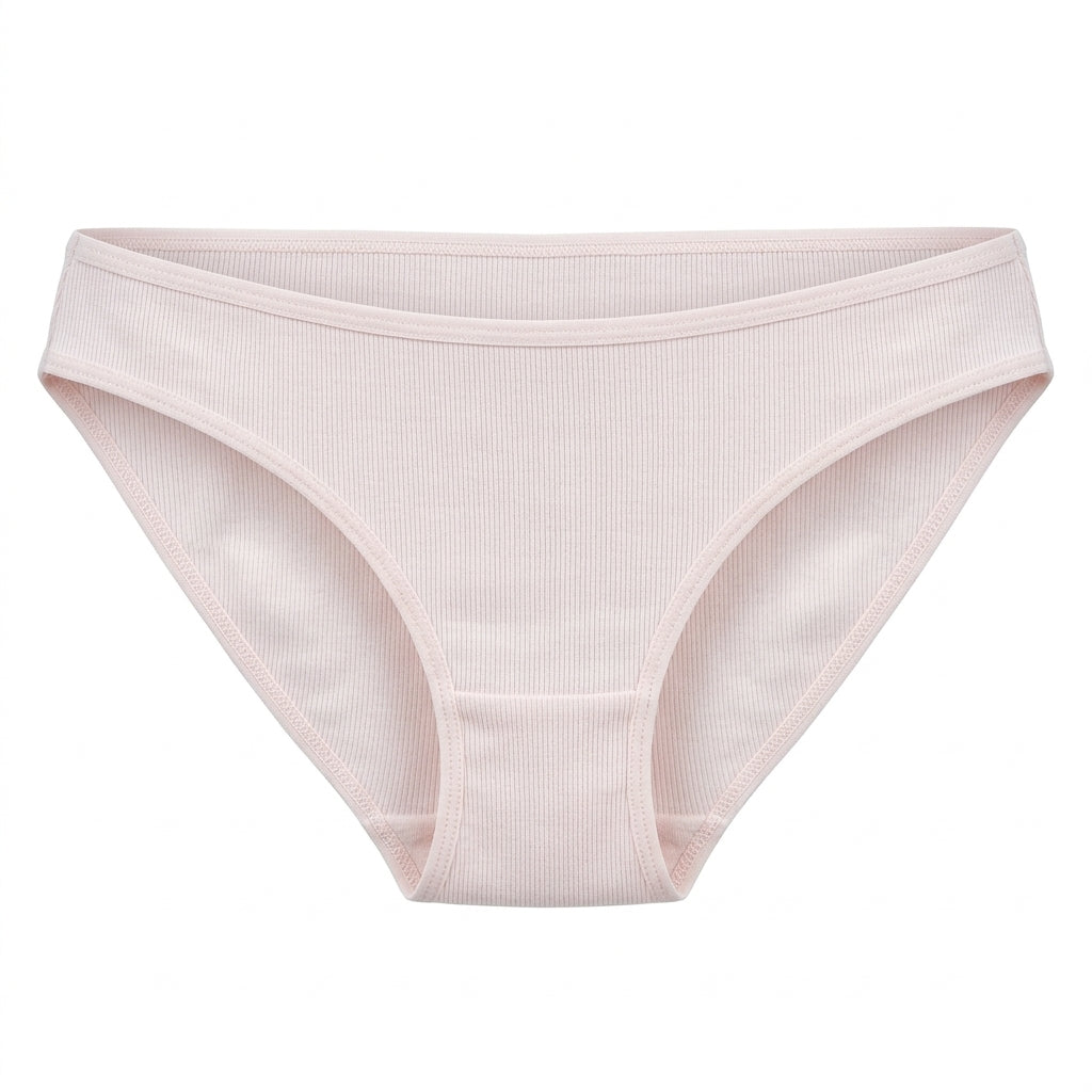 Pack of 5 - Plain Bikini with Elasticised Waistband