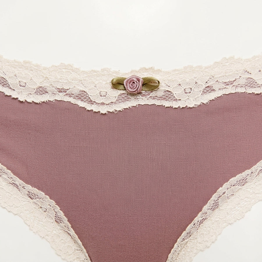 Lace Trim Briefs