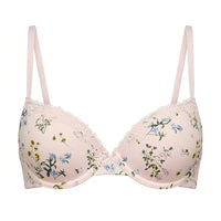 Pack of 2 - Lace Detail Push-Up Wired Demi Bra