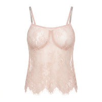 Lace Trim Babydoll with Briefs