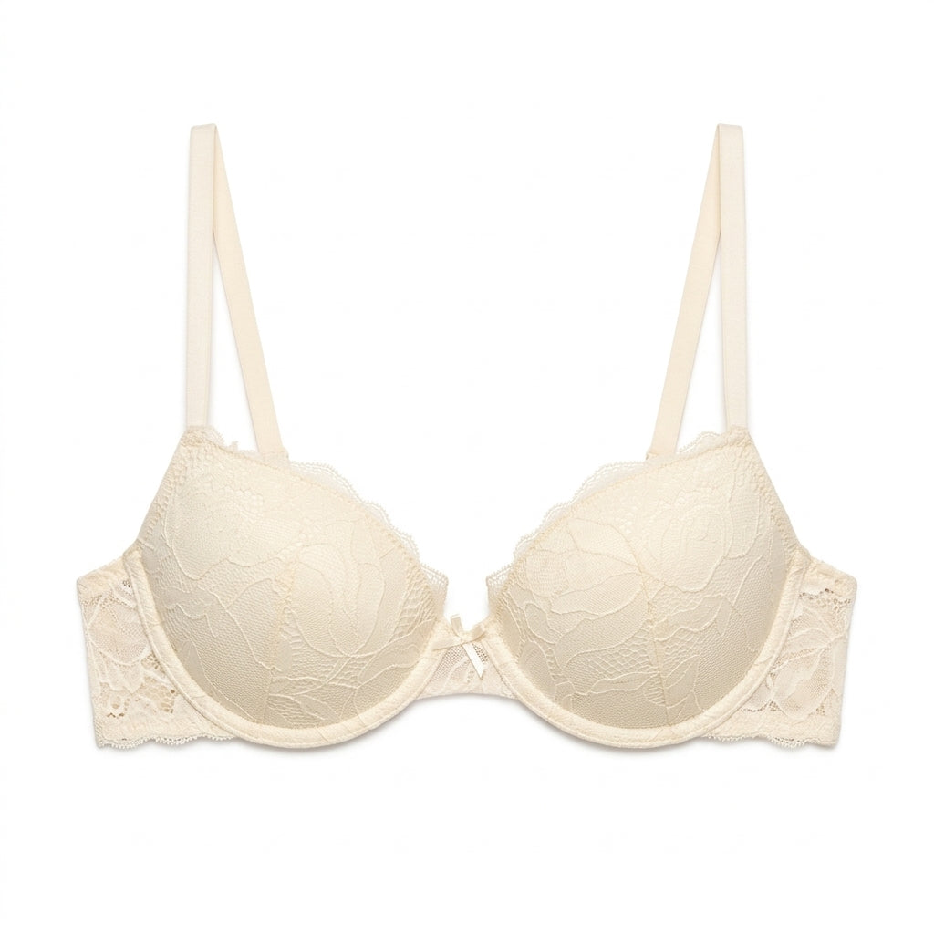 Pack of 2 - Floral Lace Demi Push-Up Bra