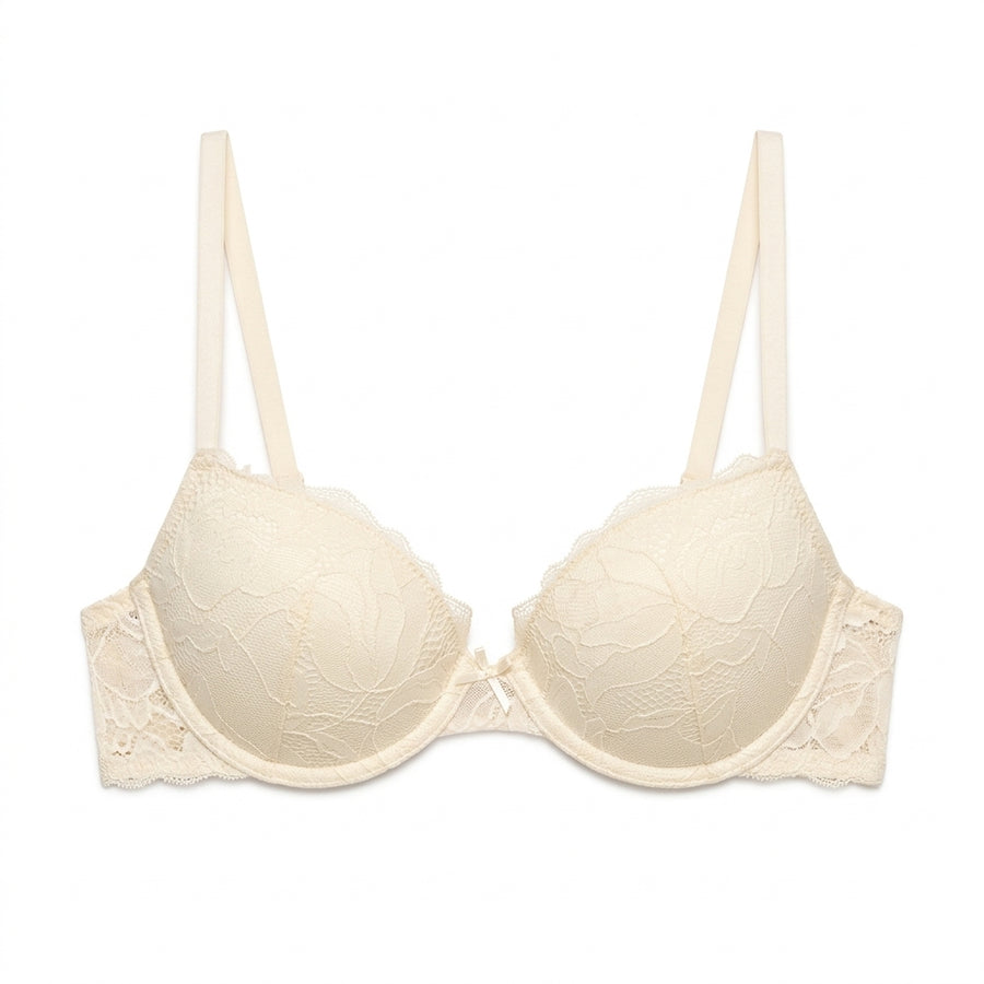 Pack of 2 - Floral Lace Demi Push-Up Bra