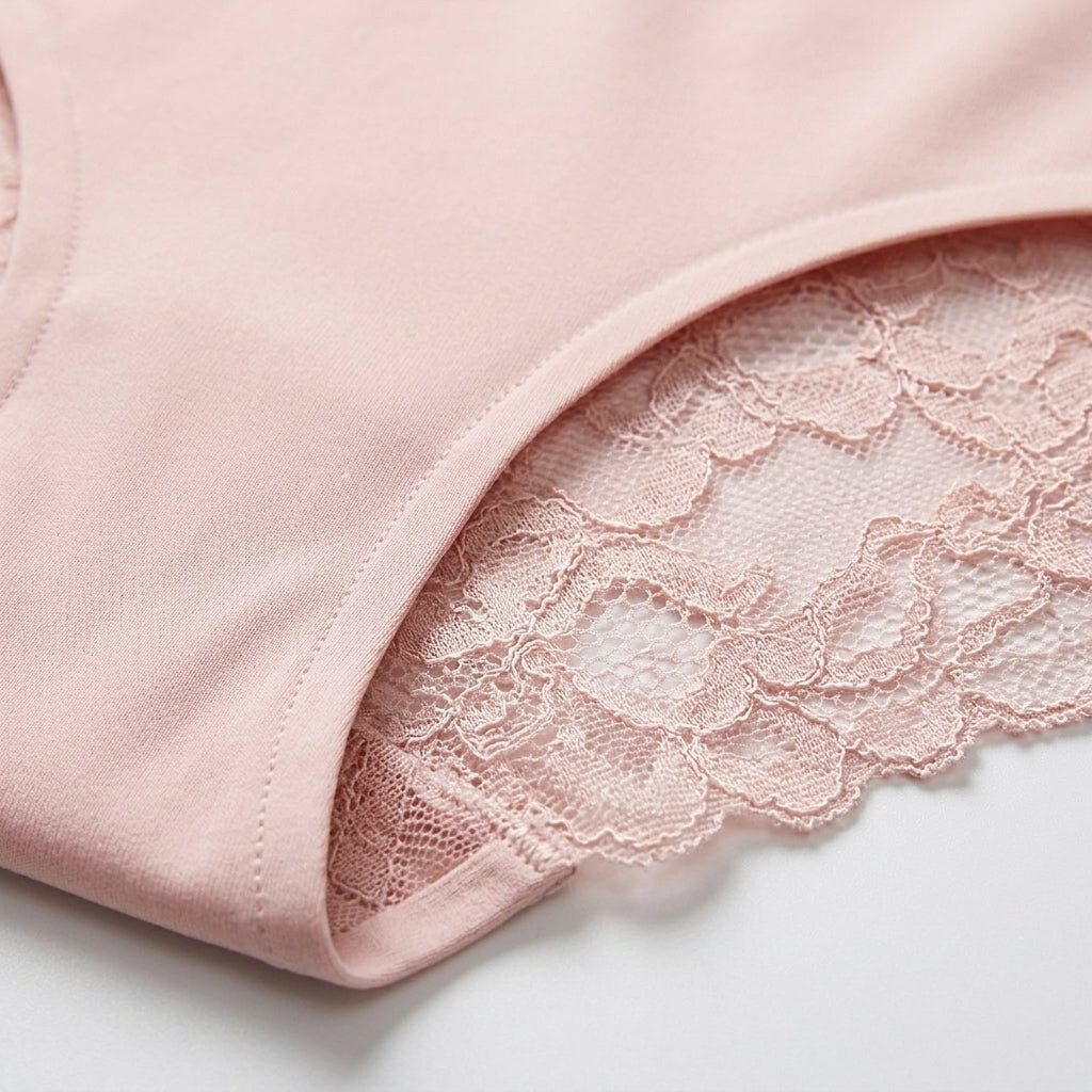 Jacquard Bikini Brief (Pink)