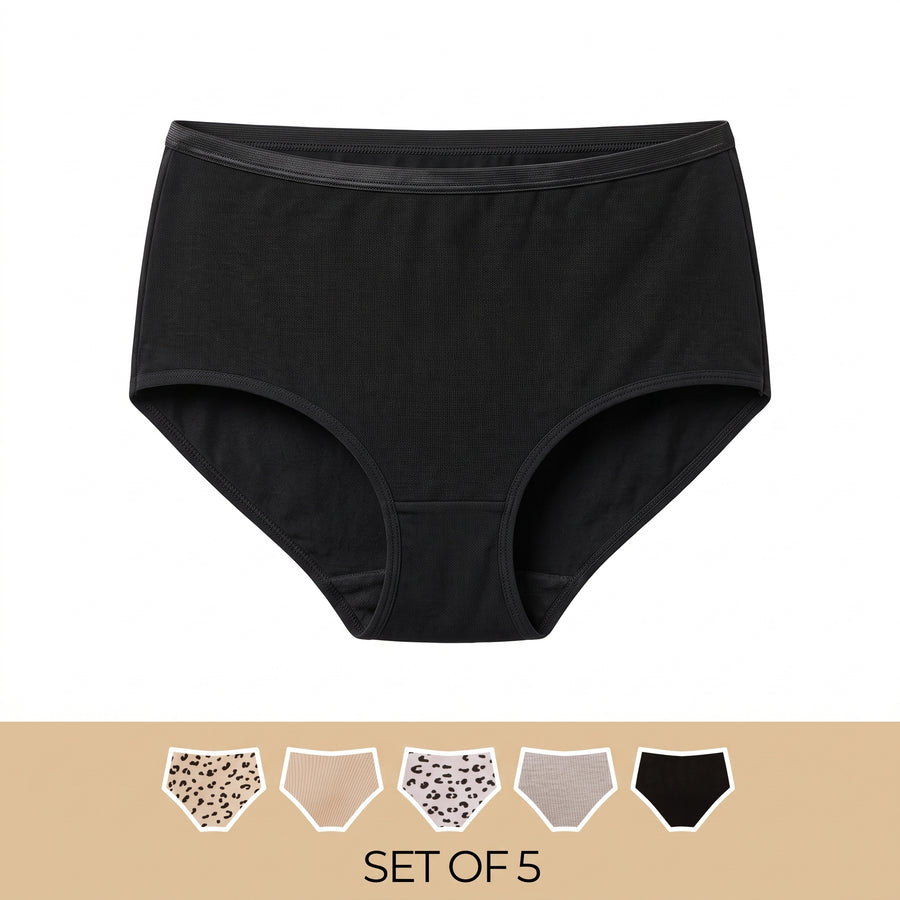 Pack of 5 - Assorted Full Briefs
