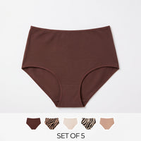 Pack of 5 - Assorted Full Briefs