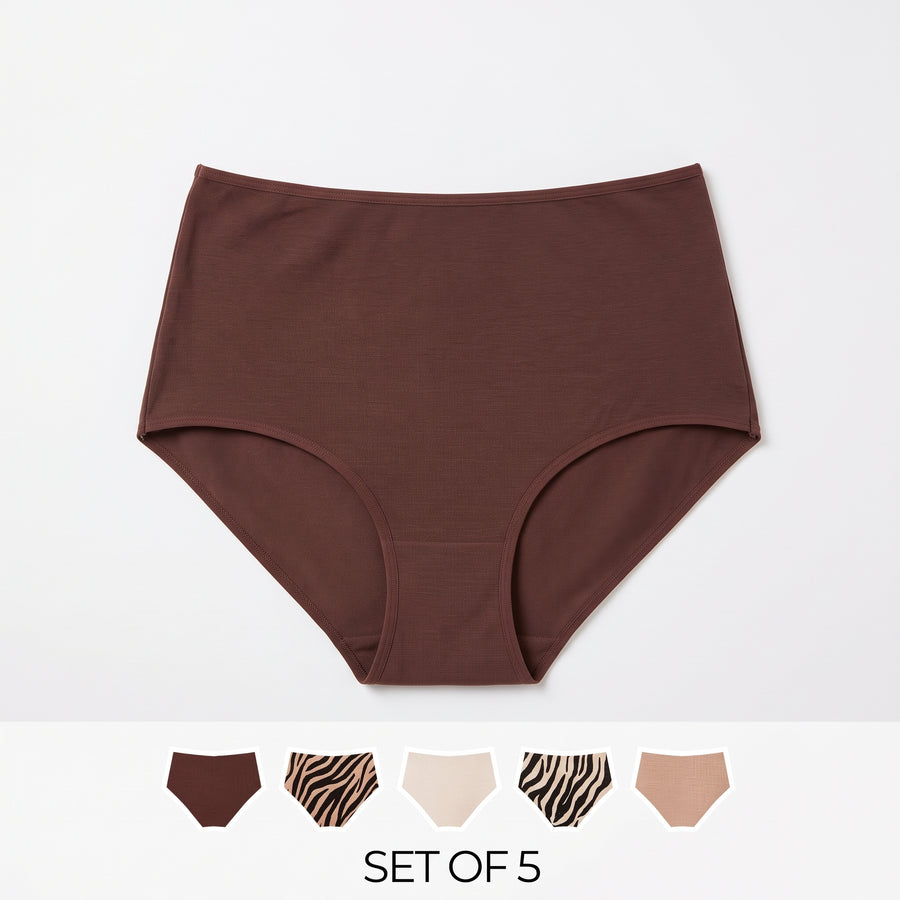 Pack of 5 - Assorted Full Briefs