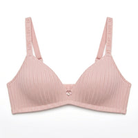 Textured Pointelle Padded Non-Wired Comfort Bra