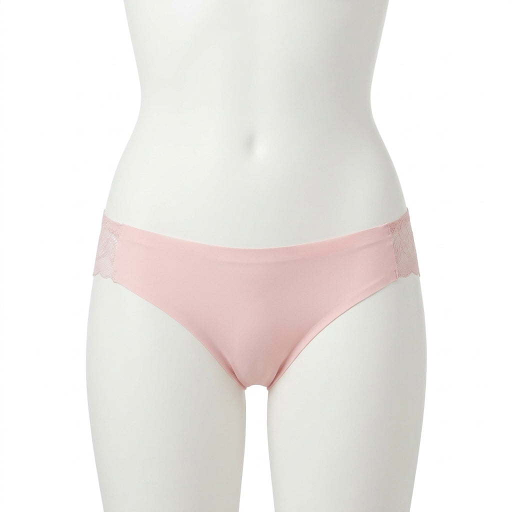 Jacquard Bikini Brief (Pink)