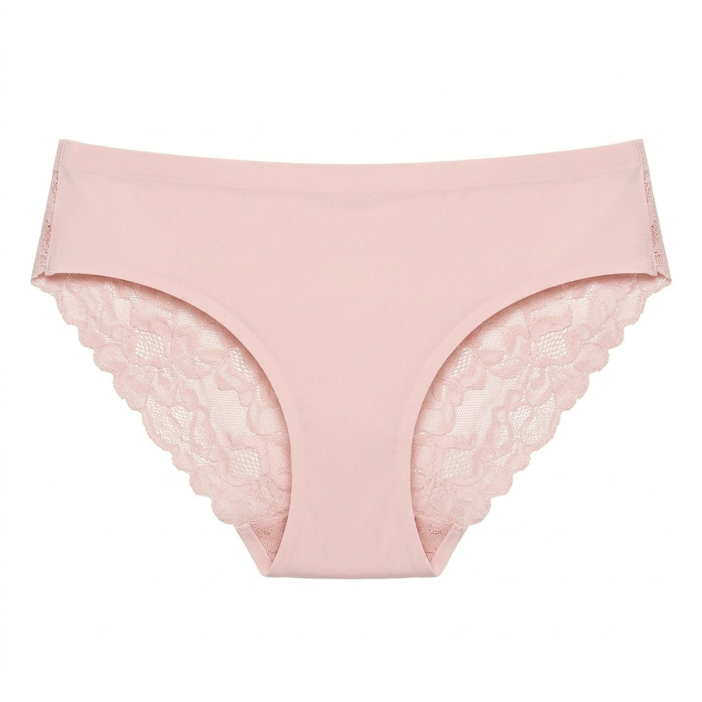 Jacquard Bikini Brief (Pink)