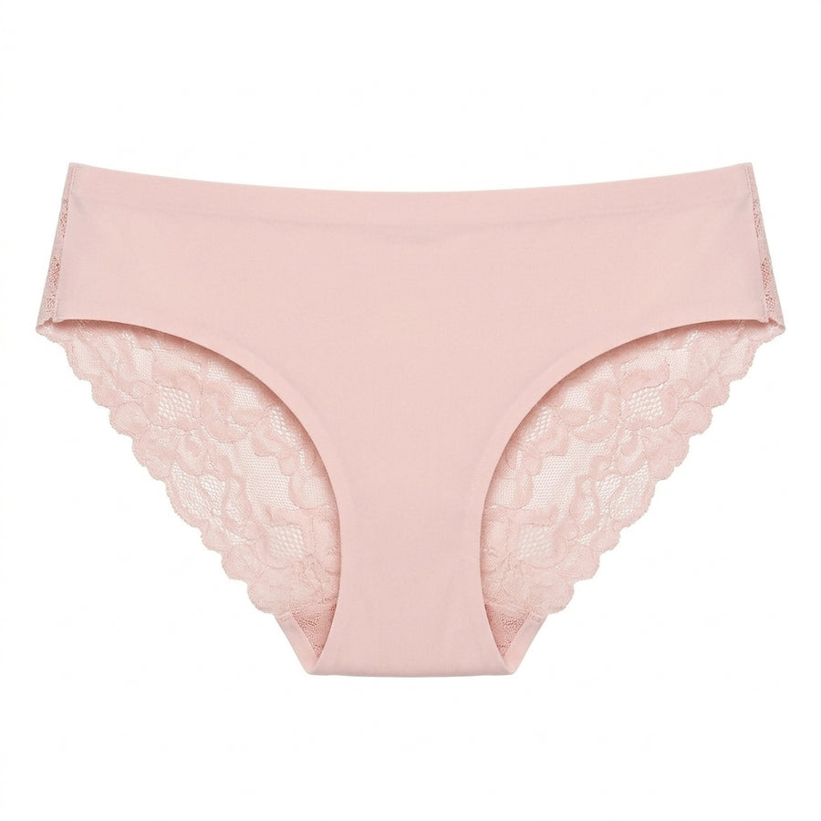 Jacquard Bikini Brief (Pink)