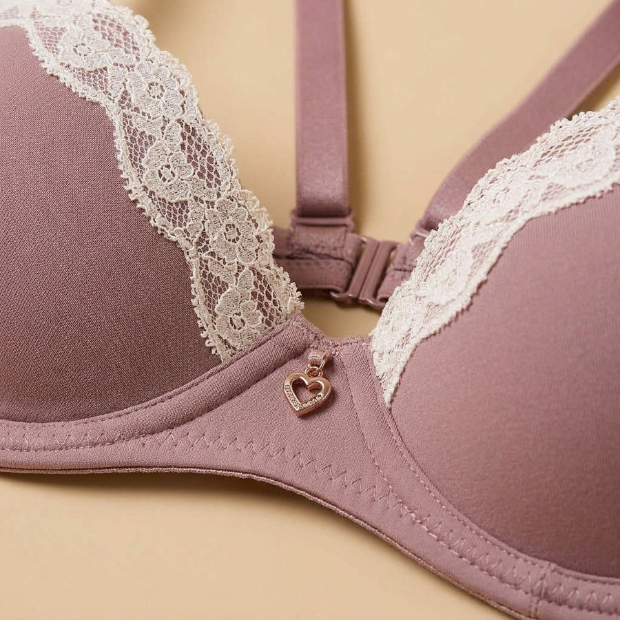 Lace Trim Demi Bra