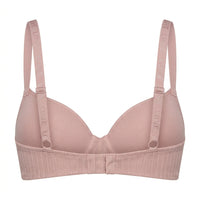 Textured Pointelle Padded Non-Wired Comfort Bra