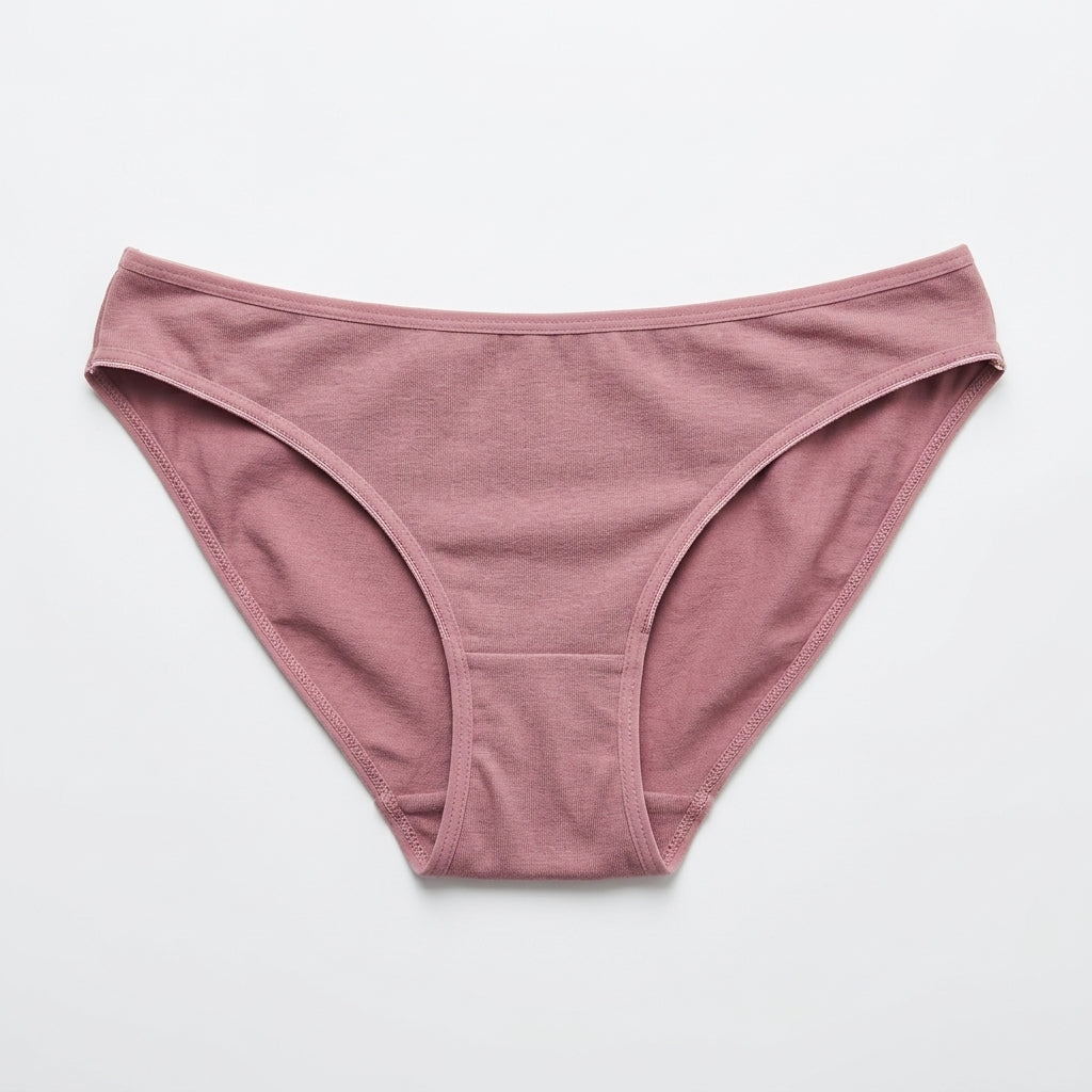 Pack of 5 - Plain Bikini with Elasticised Waistband