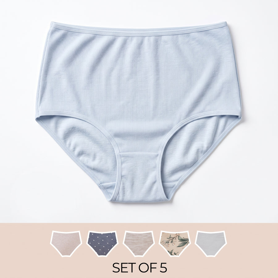 Pack of 5 - Assorted Full Briefs