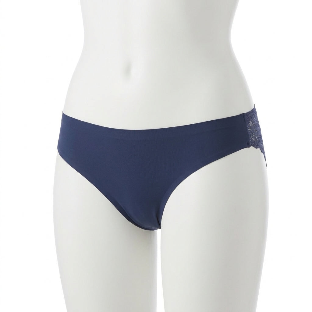 Jacquard Bikini Brief (Blue)