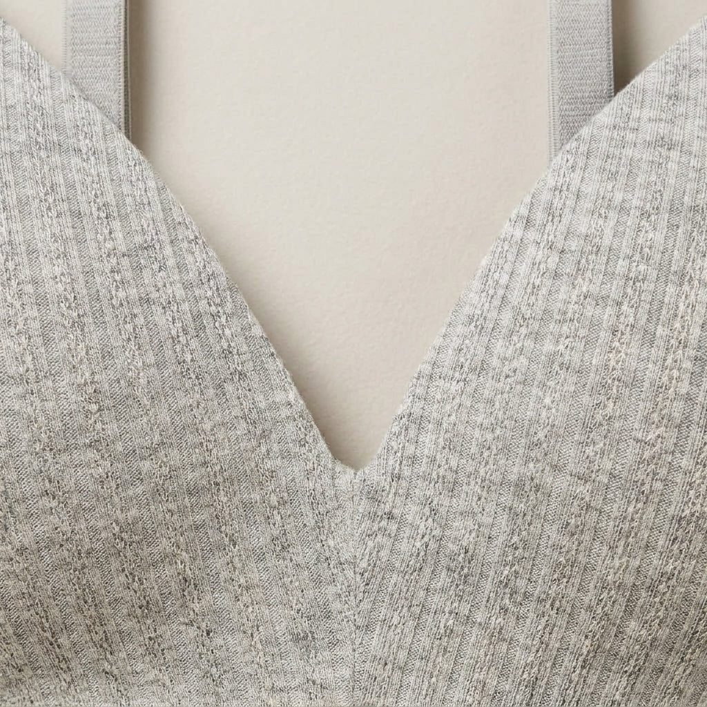 Pointelle Non-Wired Padded Comfort Bra