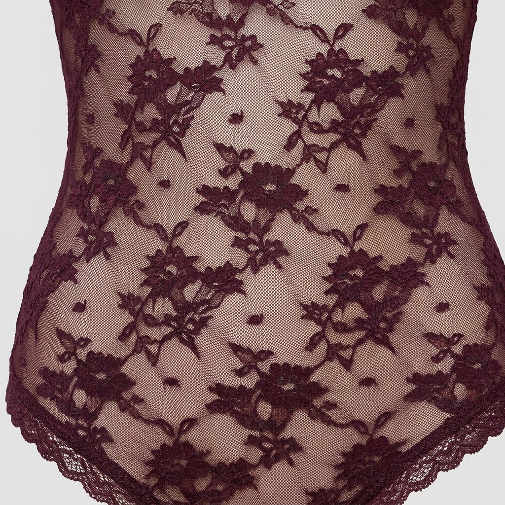 Lace Detail Camisole and Briefs Set