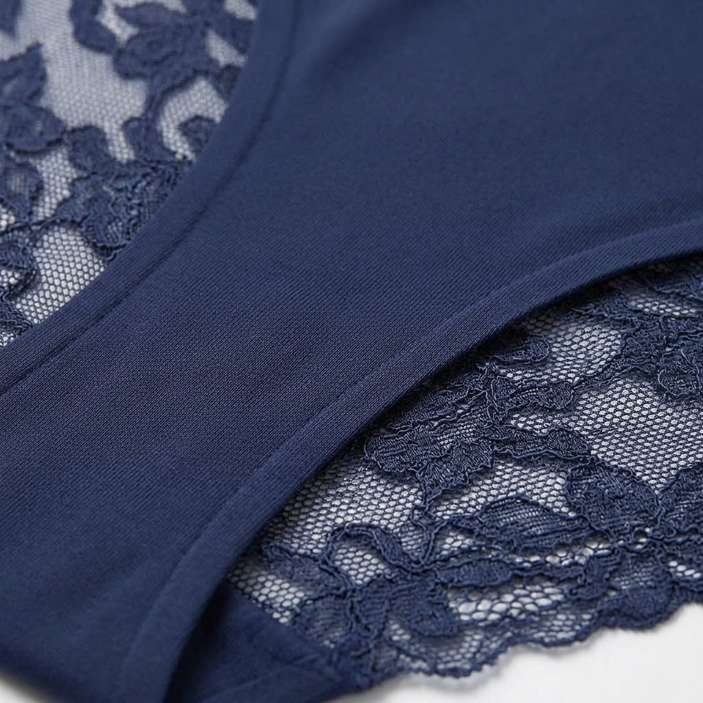 Jacquard Bikini Brief (Blue)