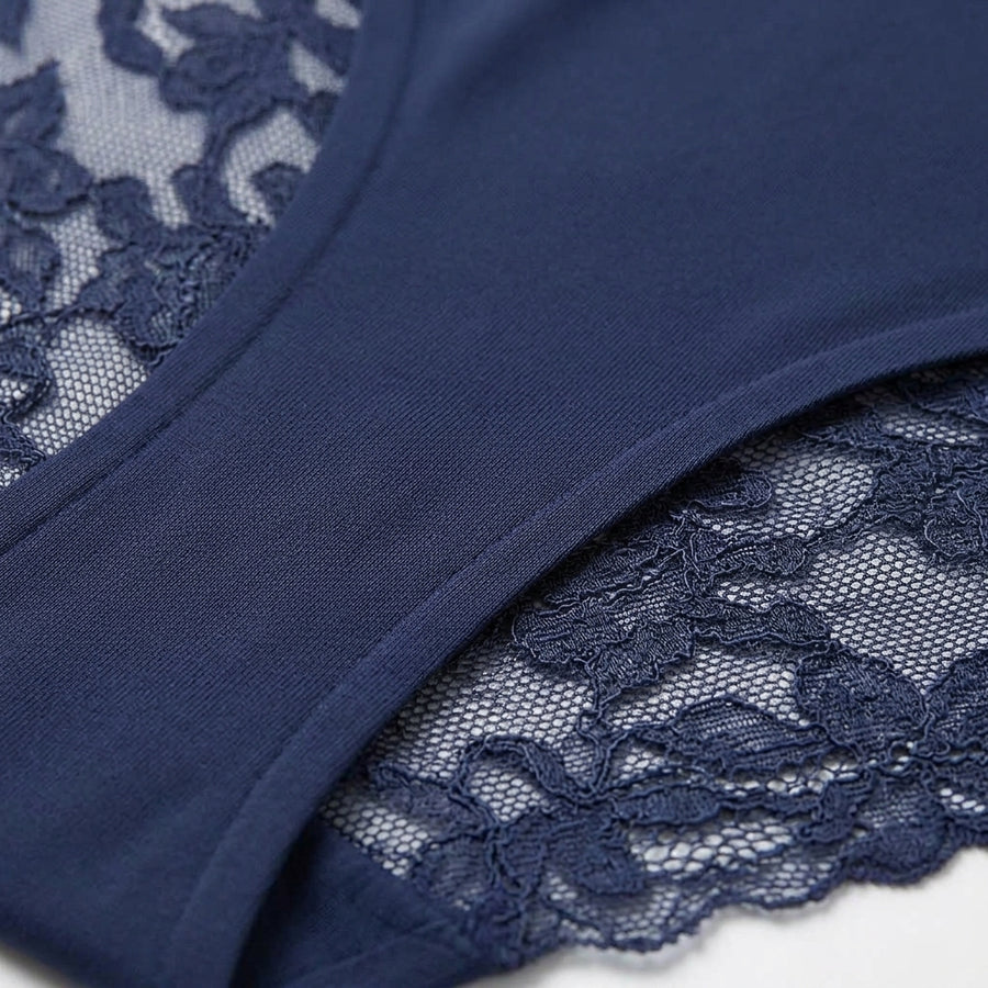 Jacquard Bikini Brief (Blue)