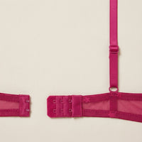 Star Flock Mesh Demi Bra
