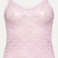 Lace Design 2-Piece Non-Padded Babydoll Set