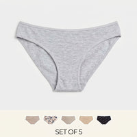 Pack of 5 - Assorted Bikini Briefs